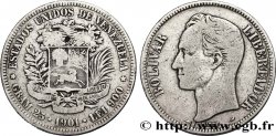 VENEZUELA 5 Bolivares Simon Bolivar 1901 Paris VF 