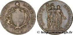 ITALY - LIGURIAN REPUBLIC 8 Lires 1798 Gênes