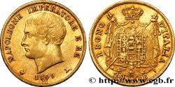 ITALIE - ROYAUME D&nbsp;ITALIE - NAPOLÉON Ier 20 Lire 1809 Milan TTB 
