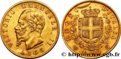ITALIE 20 Lire Victor Emmanuel II 1863 Turin SUP 