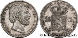 NETHERLANDS 2 1/2 Gulden Guillaume III 1867 Utrecht