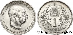 AUSTRIA 1 Corona François-Joseph Ier  1914  AU 
