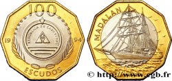 CAP VERT 100 Escudos emblème / voilier Madalan 1994  SUP 