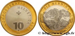 SWITZERLAND 10 Francs Piz Bernina 2006 Berne MS 