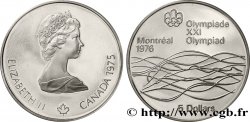 CANADA 5 Dollars Proof JO Montréal 1976 natation 1975  FDC 