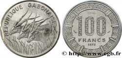 GABON Essai de 100 Francs type “BCEAC”, antilopes 1975 Paris