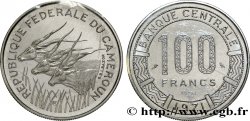 CAMEROON Essai de 100 Francs République Fédérale du Cameroun, antilopes 1971 Paris