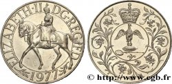 UNITED KINGDOM 25 New Pence jubilé d’argent d’Elisabeth II 1977  AU 
