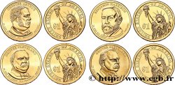 ESTADOS UNIDOS DE AMÉRICA Lot de quatre monnaies présidentielles 2012 2012 Denver