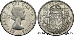 CANADA 50 Cents Elisabeth 1953 