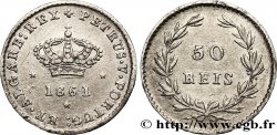 PORTUGAL 50 Réis Pierre V 1861  SUP 