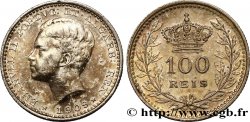 PORTUGAL 100 Réis Emmanuel II 1909 