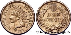 STATI UNITI D AMERICA 1 Cent tête d’indien 2e type 1863 