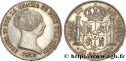 SPANIEN 10 Reales  Isabelle II  1853 Barcelone