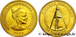 DINAMARCA 20 Kroner série des tours : reine Margrethe II / Château d’eau de Svaneke 2004  MS 