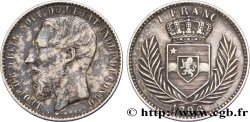 BELGIUM - CONGO FREE STATE 1 Franc Léopold II 1896 