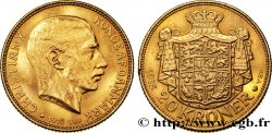 DANEMARK 20 Kroner Christian X 1915 Copenhague SUP 