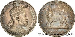 ETIOPIA 1 Birr roi Menelik II EE1887 1895 Paris