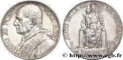 VATICAN AND PAPAL STATES 10 Lire Pie XI an XVI 1937 Rome