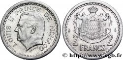 MONACO 2 Francs Louis II / armes 1943 Paris fVZ 