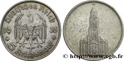ALLEMAGNE 5 Reichsmark église de la garnison de Potsdam 1935 Munich