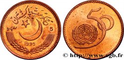 PAKISTAN 5 Roupies 50e anniversaire de l’ONU 1995  MS 