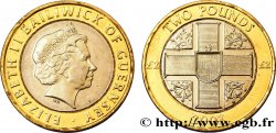 GUERNSEY 2 Pounds (2 Livres)  Elisabeth II tranche B 2003  MS 