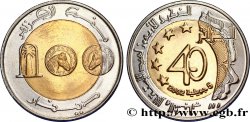 ALGÉRIE 100 Dinars 40e anniversaire de l’indépendance 2002  SPL 