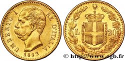 ITALIE 20 Lire Umberto Ier 1882 Rome SUP 