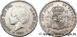 SPAIN 5 Pesetas Alphonse XIII 2e type 1894 Madrid VF 