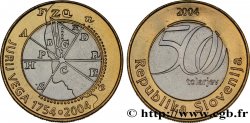 SLOVÉNIE 500 Tolarjev mathématicien Jurij Vega 1754-2004 2004 