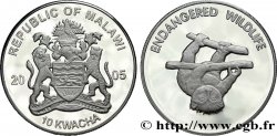 MALAWI 10 Kwacha série Faune en danger : emblème / lémurien 2005 