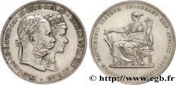 AUTRICHE 2 Florins, 25e anniversaire de mariage 1879 Vienne SUP 