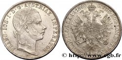 AUTRICHE 1 Florin François-Joseph Ier tête laurée 1860 Vienne