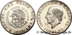 MEXICO 10 Pesos Miguel Hidalgo y Costilla 1955 Mexico MS 