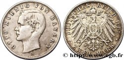ALLEMAGNE - BAVIÈRE 2 Mark Othon Ier 1905 Munich TB+ 