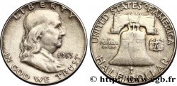 ÉTATS-UNIS D&nbsp;AMÉRIQUE 1/2 Dollar Benjamin Franklin 1953 Philadelphie