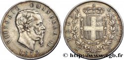 ITALIE 5 Lire Victor Emmanuel II 1872 Milan