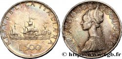 ITALY 500 Lire “caravelles” 1958 Rome XF 