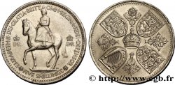 ROYAUME-UNI 5 Shillings Couronnement d’Elisabeth II 1953 