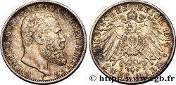 ALLEMAGNE - WURTEMBERG 2 Mark 1914 Stuttgart TTB+ 