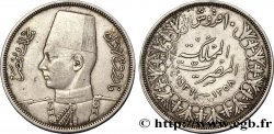 ÉGYPTE 10 Piastres Roi Farouk AH1358 1939 