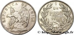 CHILI 1 Peso condor 1910 Santiago