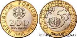 PORTUGAL 200 Escudos 50e anniversaire des Nations Unies 1995  fST 