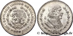 MEXIQUE 1 Peso Jose Morelos y Pavon / aigle 1957 Mexico