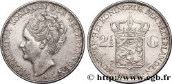 NETHERLANDS 2 1/2 Gulden Wilhelmina 1932  XF 