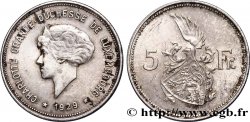 LUSSEMBURGO 5 Francs Grande-Duchesse Charlotte 1929 