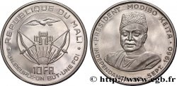 MALI 10 Francs Proof commémoration de l’indépendance / président Modibo Keita 1960 Paris VZ 