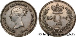 ROYAUME-UNI 2 Pence Victoria tête jeune 1843 Londres