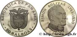 PANAMA 20 Balboas Simon Bolivar 1974  MS 